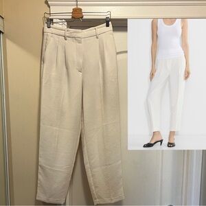 Aritzia Wilfred Carrot Pant Light Birch Size 8